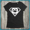 T-Shirt Superbrezn schwarz Damen