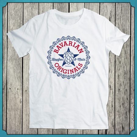 bayerisches Shirt Bavarian Originals Hopfen und Malz
