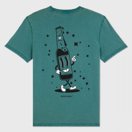 Großes Cartoon-Design mit augenzwinkernder Hommage an bayerischen Biergenuss und gute Laune.