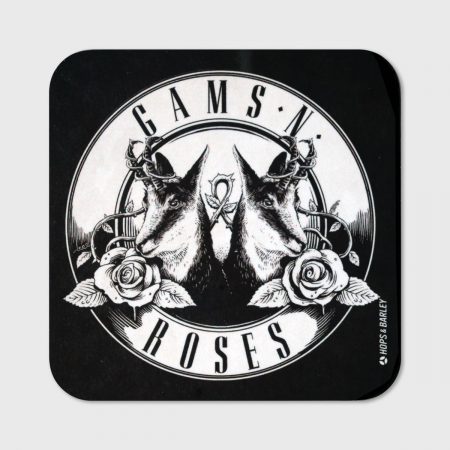 Untersetzer aus Hartfaser "Gams'n Roses"